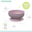 Melii - Silicone Suction Bowls for Babies and Toddlers, 10.1 oz - 2 Pack, Unicorn Pink Image 3