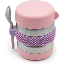 Melii - Stainless Steel Food Jar, 10.1oz, Double Walled, Vacuum Insulated, Pink, Purple, Grey Image 1