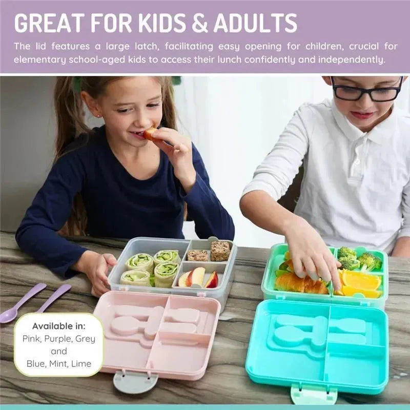 Melii - Two Tier Bento, 48.8 Oz, Pink Image 5