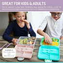 Melii - Two Tier Bento, 48.8 Oz, Pink Image 5