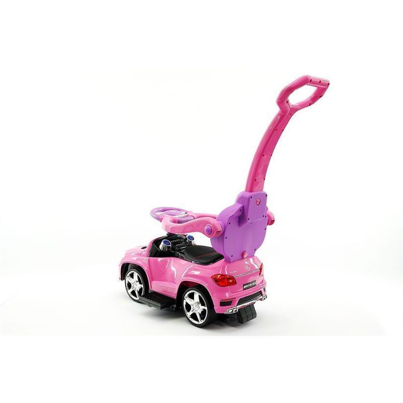 Mercedes-Benz GL 63 AMG Kids 5-in-1 Convertible Ride On Push Car, Pink Image 5