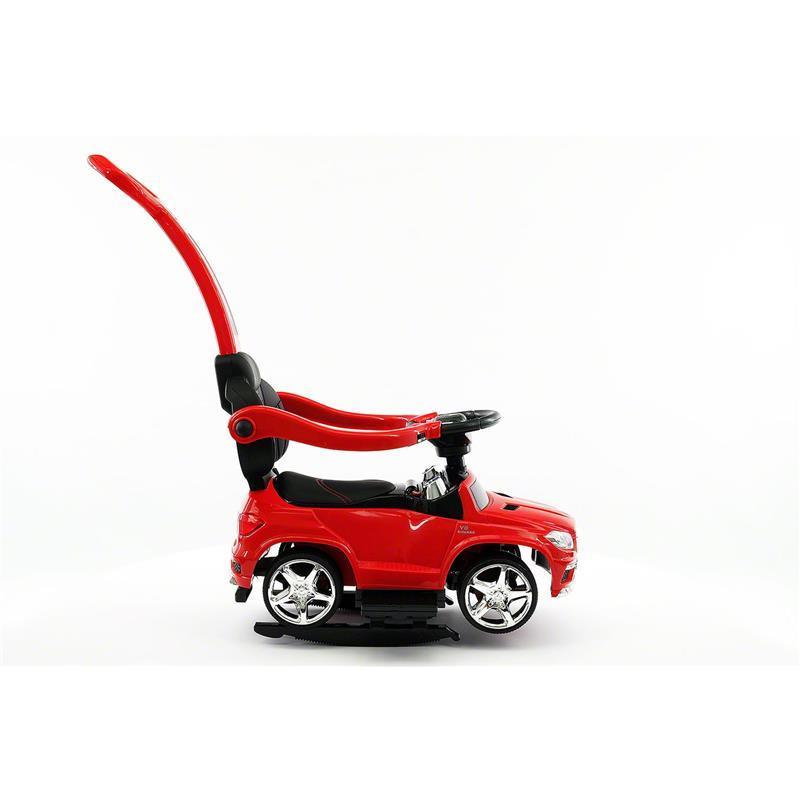 Mercedes-Benz GL 63 AMG Kids 5-in-1 Convertible Ride On Push Car, Red Image 4