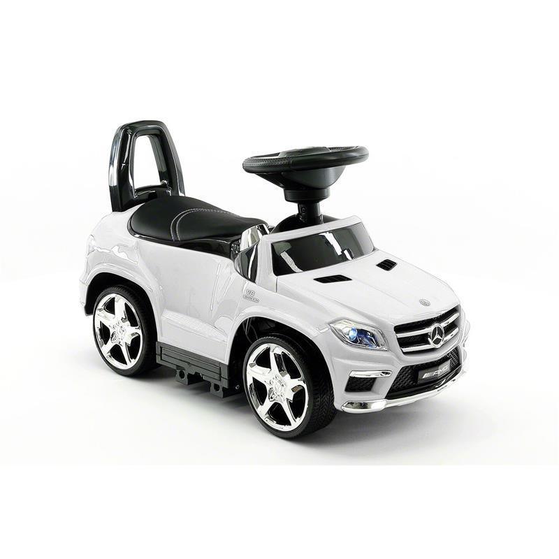 Mercedes-Benz GL 63 AMG Kids 5-in-1 Convertible Ride On Push Car, White Image 10
