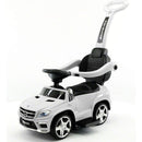 Mercedes-Benz GL 63 AMG Kids 5-in-1 Convertible Ride On Push Car, White Image 3