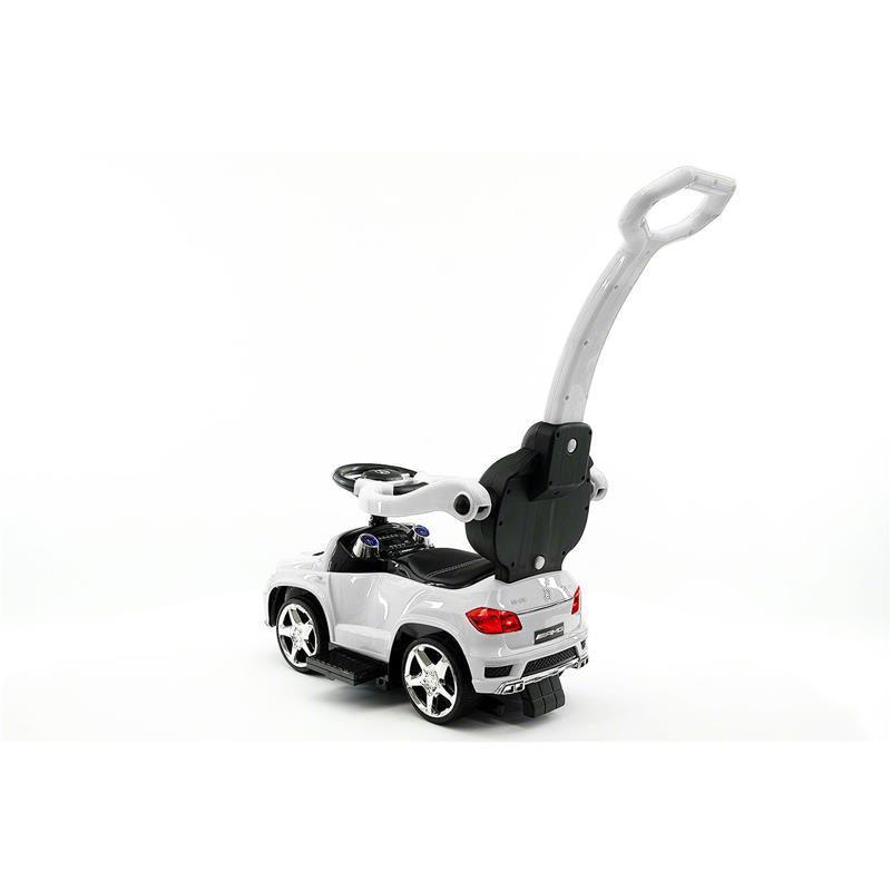 Mercedes-Benz GL 63 AMG Kids 5-in-1 Convertible Ride On Push Car, White Image 5