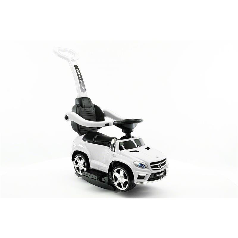 Mercedes-Benz GL 63 AMG Kids 5-in-1 Convertible Ride On Push Car, White Image 7