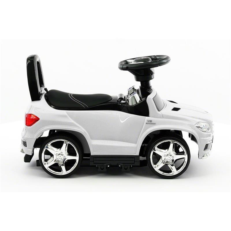 Mercedes-Benz GL 63 AMG Kids 5-in-1 Convertible Ride On Push Car, White Image 9