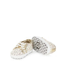 Michael Kors - Baby Borium Vanilla Jacquard - Baby Crib Shoes Image 1