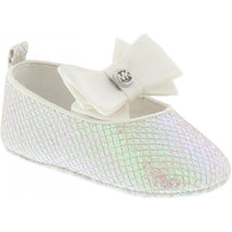 Michael Kors Baby - Girl Day Ballerina Crib Shoes, White Image 1