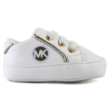Michael Kors Baby - Girl Jem Poppy Logo Detail Sneakers, White Image 1
