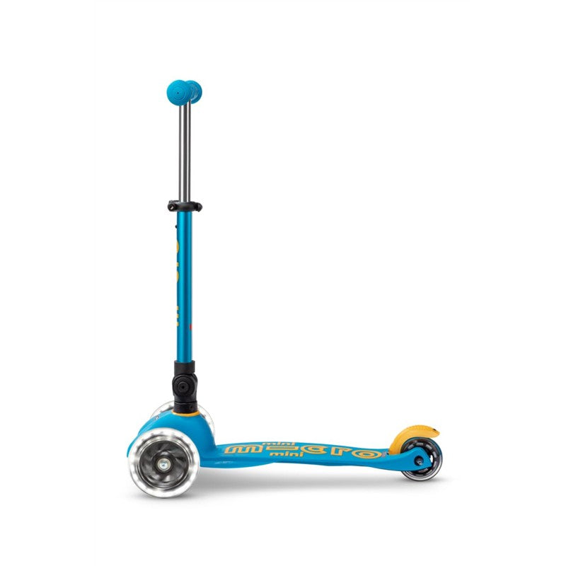 Micro Kickboard - Micro Mini Foldable Led Scooter - Ocean BLUE Image 4