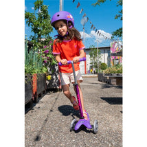 Micro Kickboard - Mini Deluxe LED 3-Wheeled, Purple Image 2