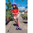 Micro Kickboard - Mini Deluxe LED 3-Wheeled, Purple Image 2