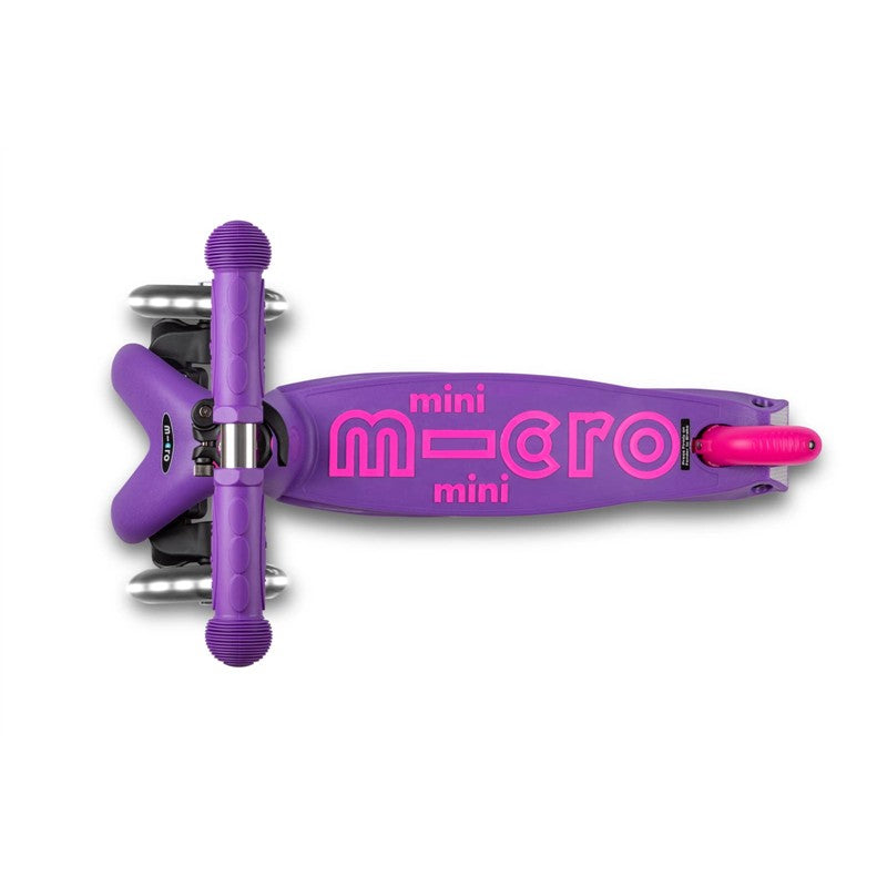 Micro Kickboard - Mini Deluxe LED 3-Wheeled, Purple Image 6