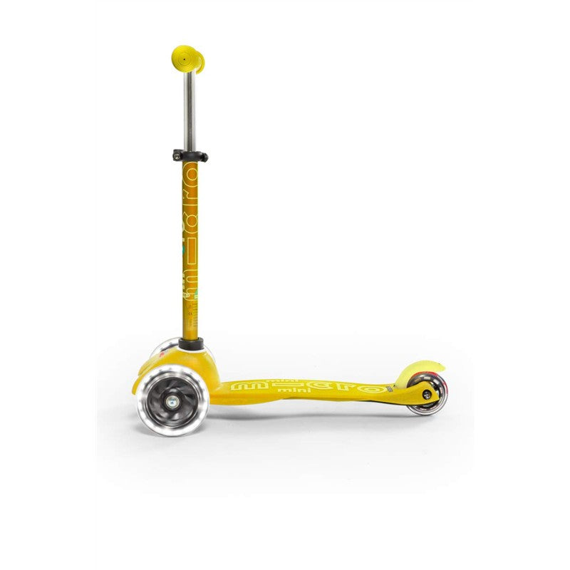 Micro Kickboard Mini Deluxe LED Scooter - Yellow Image 3