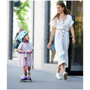 Micro Kickboard - Mini Foldable LED Kids Scooter for Ages 2-5 - Motion-Activated PU LED Wheels - PURPLE Image 10