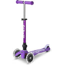 Micro Kickboard - Mini Foldable LED Kids Scooter for Ages 2-5 - Motion-Activated PU LED Wheels - PURPLE Image 1