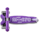 Micro Kickboard - Mini Foldable LED Kids Scooter for Ages 2-5 - Motion-Activated PU LED Wheels - PURPLE Image 5