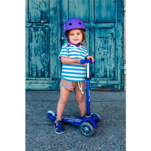 Micro Kickboard Mini LED Scooter - Blue/White Image 2