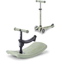 Micro Kickboard Mini Rock & Go LED - Olive Sage Image 1