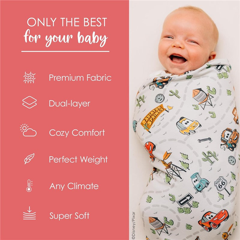 Milk Snob Disney and Pixar Cars Swaddle Receiving Baby Blanket Image 4
