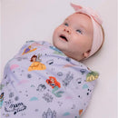 Milk Snob Disney Princess Party Swaddle Receiving Baby Blanket Image 4