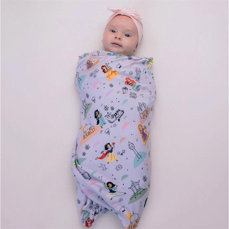 Milk Snob Disney Princess Party Swaddle Receiving Baby Blanket Image 5
