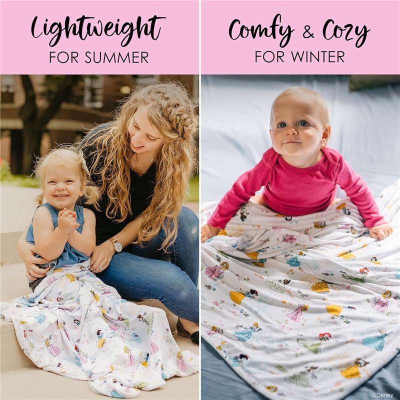 Milk Snob Disney Princess Swaddle Receiving Baby Blanket Image 3