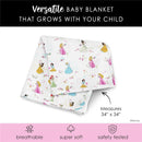 Milk Snob Disney Princess Swaddle Receiving Baby Blanket Image 6
