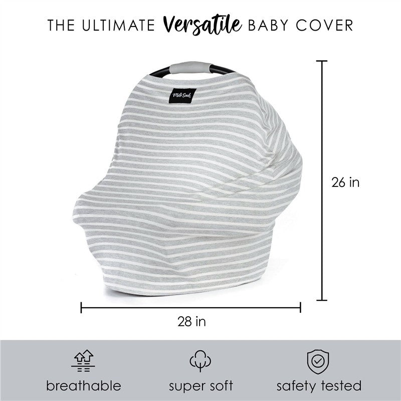 Milk Snob 5-in-1 Multifunctional Cover - Heather Stripe Image 7