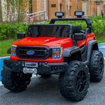 Millennium Baby - Kids Battery Car Suv Ford Truck Style - Red Image 2