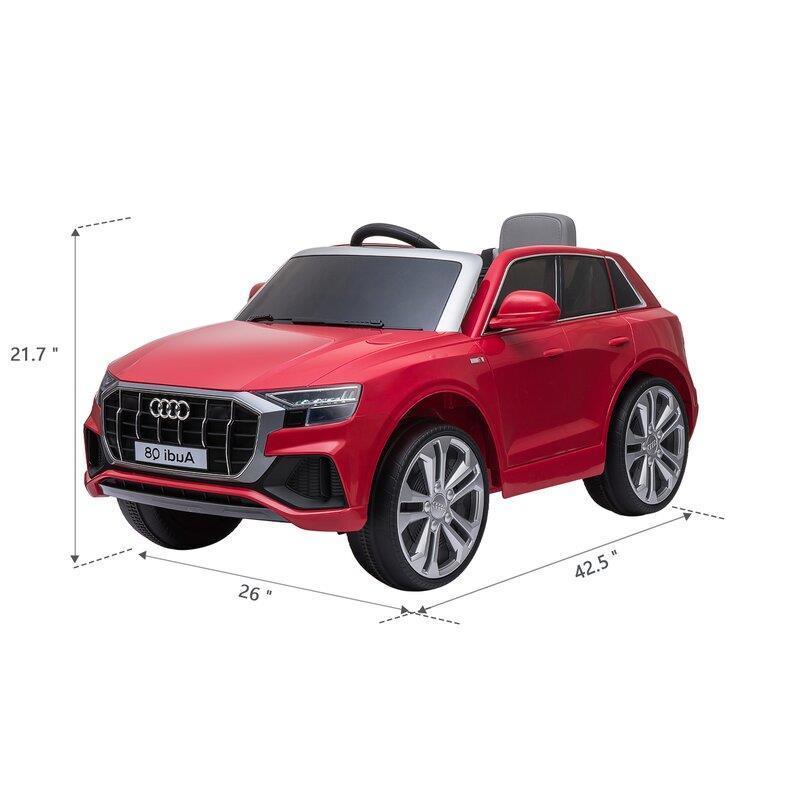 Millennium Baby - Licensed Audi Q8 Ride On 2.4G W/ Remote Control - Red Image 2
