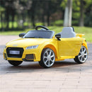 Millennium Baby Licensed Audi Tt Sport Ride On 2.4G W/ Remote Control - Yellow Image 2