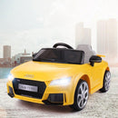 Millennium Baby Licensed Audi Tt Sport Ride On 2.4G W/ Remote Control - Yellow Image 6