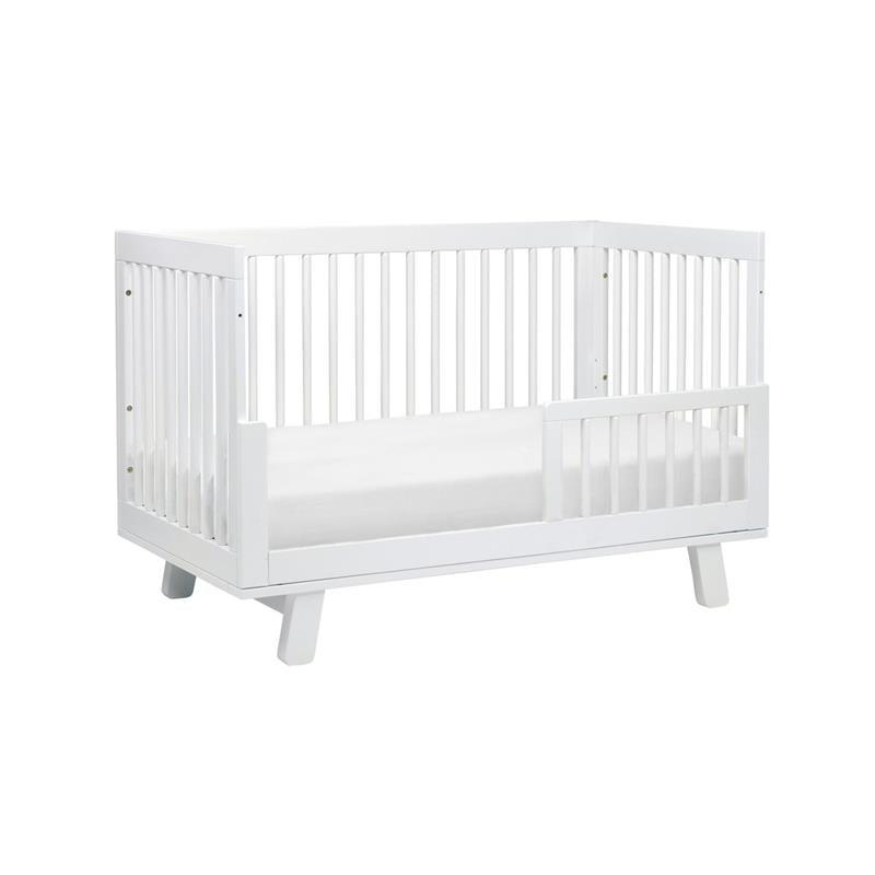 Million Dollar Baby - Babyletto Hudson 3-in-1 Convertible Crib with Toddler Bed Conversion Kit, White Image 3