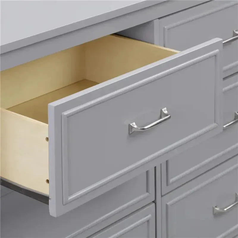 DaVinci Charlie 6-Drawer Double Dresser - Grey DaVinci Charlie 6-Drawer Double Dresser - Grey