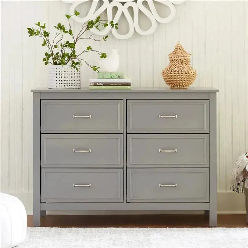 Million Dollar Baby DaVinci Baby Charlie 6-Drawer Double Dresser, Gr