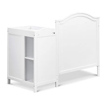 Million Dollar Baby Davinci Charlie 4-in-1 Convertible Mini Crib and Changer Combo, White Image 2