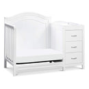 Million Dollar Baby - Davinci Charlie 4-in-1 Convertible Mini Crib and Changer Combo in White Image 5