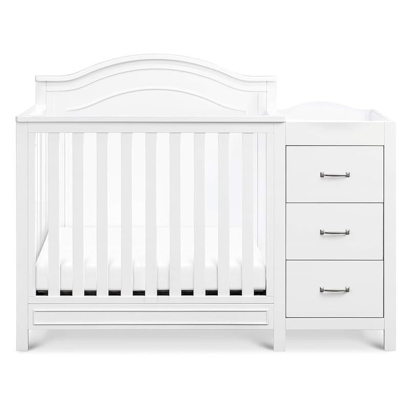 Million Dollar Baby - Davinci Charlie 4-in-1 Convertible Mini Crib and Changer Combo in White Image 7