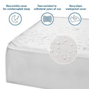 Million Dollar Baby - DaVinci Deluxe Coil Waterproof MINI Crib Mattress in White Image 4
