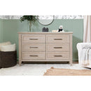 Million Dollar Baby - Monogram Beckett 6 Drawer Double Dresser, Sandbar Image 4