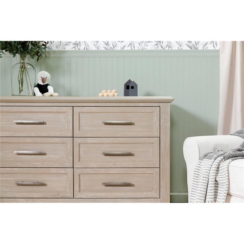 Million Dollar Baby - Monogram Beckett 6 Drawer Double Dresser, Sandbar Image 5