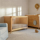 Million Dollar Baby - Namsake Marin with Cane 3-in-1 Convertible Crib, Honey | Honey Cane Image 17