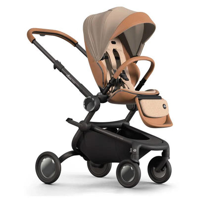 Mima - Creo Stroller Black Chassis & Mocha Cream Seat Image 1
