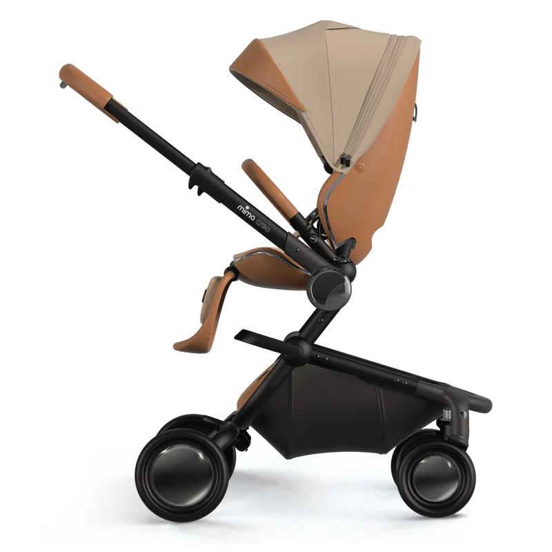 Mima - Creo Stroller Black Chassis & Mocha Cream Seat Image 3