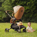 Mima - Creo Stroller Black Chassis & Mocha Cream Seat Image 4