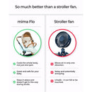 Mima - Flo Baby Cooling Seat Liner, Lollipop Black Image 4