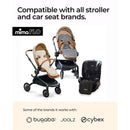 Mima - Flo Baby Cooling Seat Liner, Lollipop Black Image 6