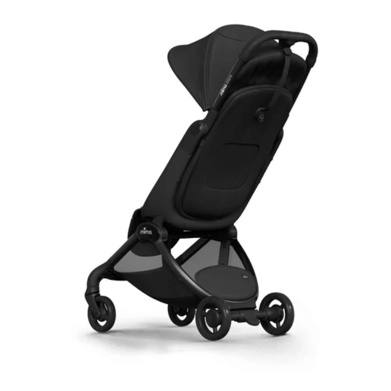 Mima - Miro Compact Stroller, Black Chassis/Black Seat Image 5